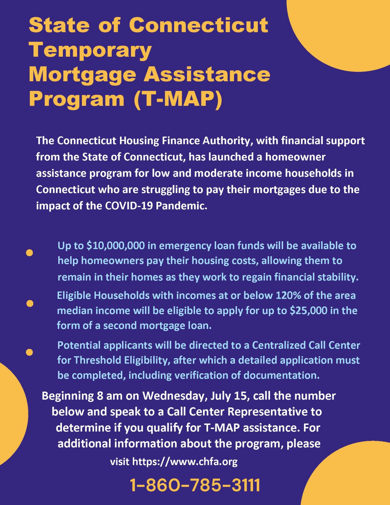 Temporary Mortgage Assistance Program Town of Hebron