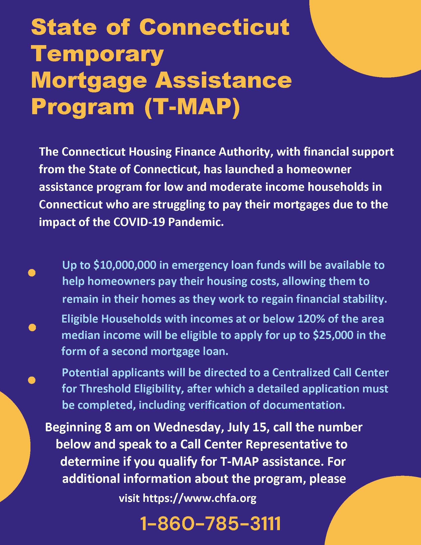 Temporary Mortgage Assistance Program Town of Hebron