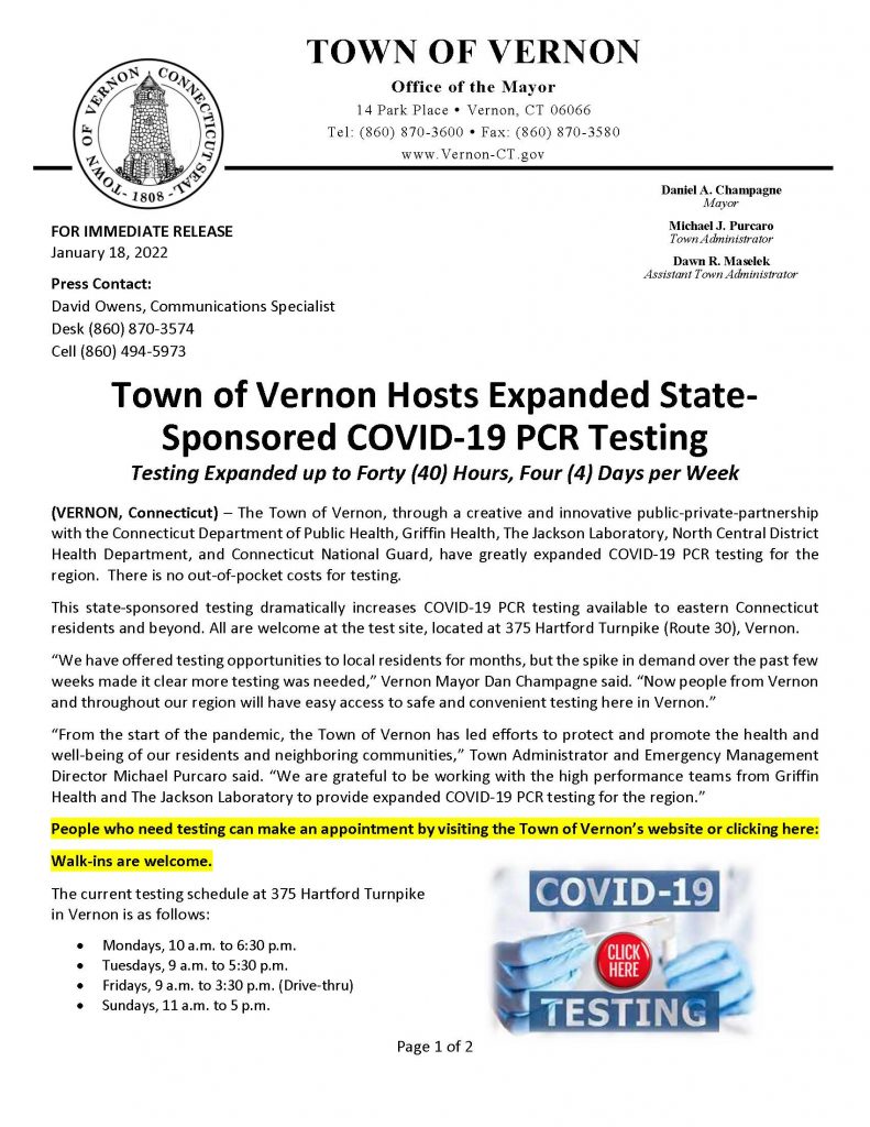 News Town of Hebron Historic Charm with a Vision for the Future